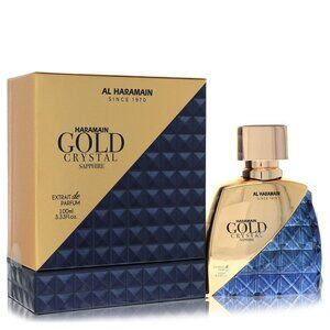 Al Haramain Gold Crystal Sapphire by Al Haramain Extrait De Parfum Spray 3.33 oz